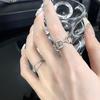 Niche Pig Nose Knot Design Ring Cold Wind Advanced Diamond Zir*****Pening Personality Light Luxury Fashion
