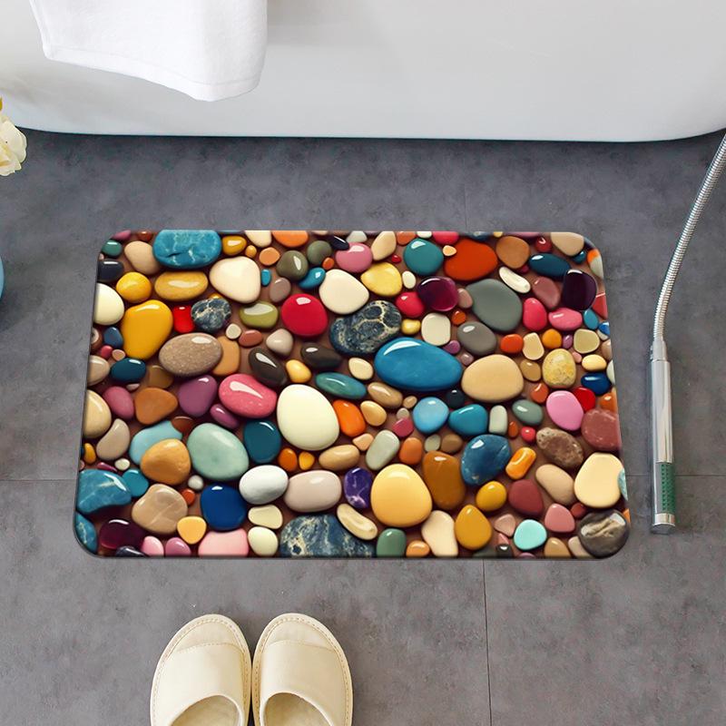 Diatom Mud Quick-Dry Anti-Slip Bathroom Floor Mat