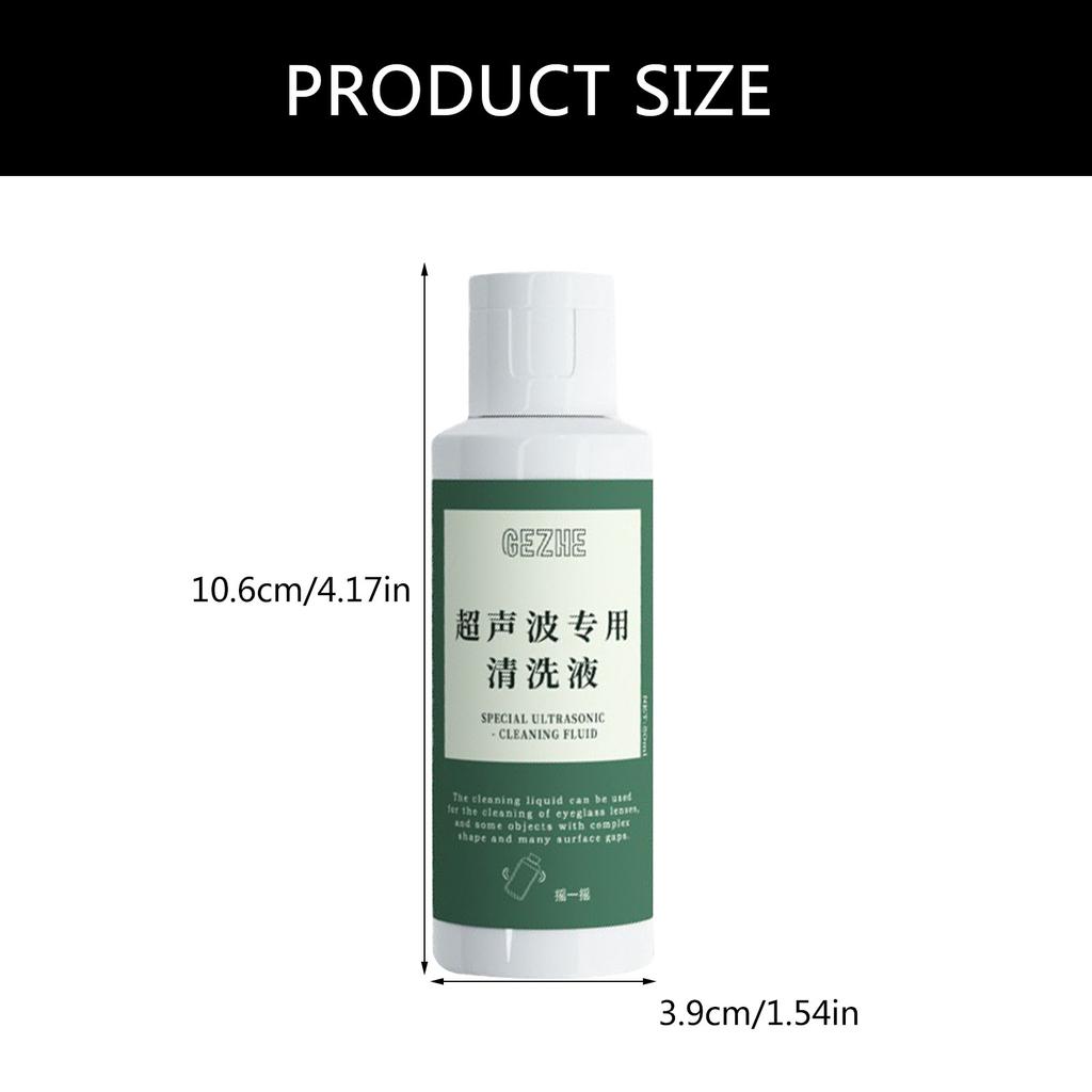 50ml Ultrasonic Jewelry/Glasses Cleaning Solution Concentrate Watch Rings Cleaners Ultrasonic Cleaning Machine ?Liquid