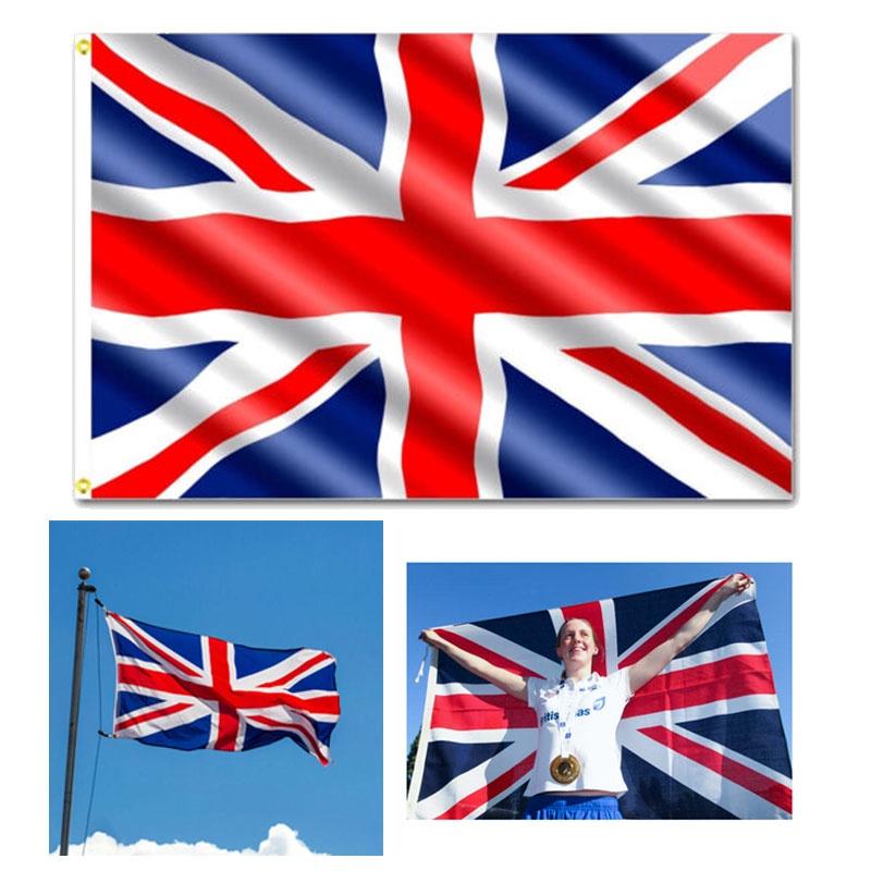Prémiový dekorativní banner s britskou vlajkou pro slavnosti 90 cm x 150 cm