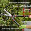 Garden Pruning Shears: Heavy-Duty Hedge & Greenery Trimmer for Pruning Branches and Flowers