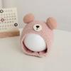Cute Bear Warmer Plush Pullover Hat New Bonnet Caps  Outdoor