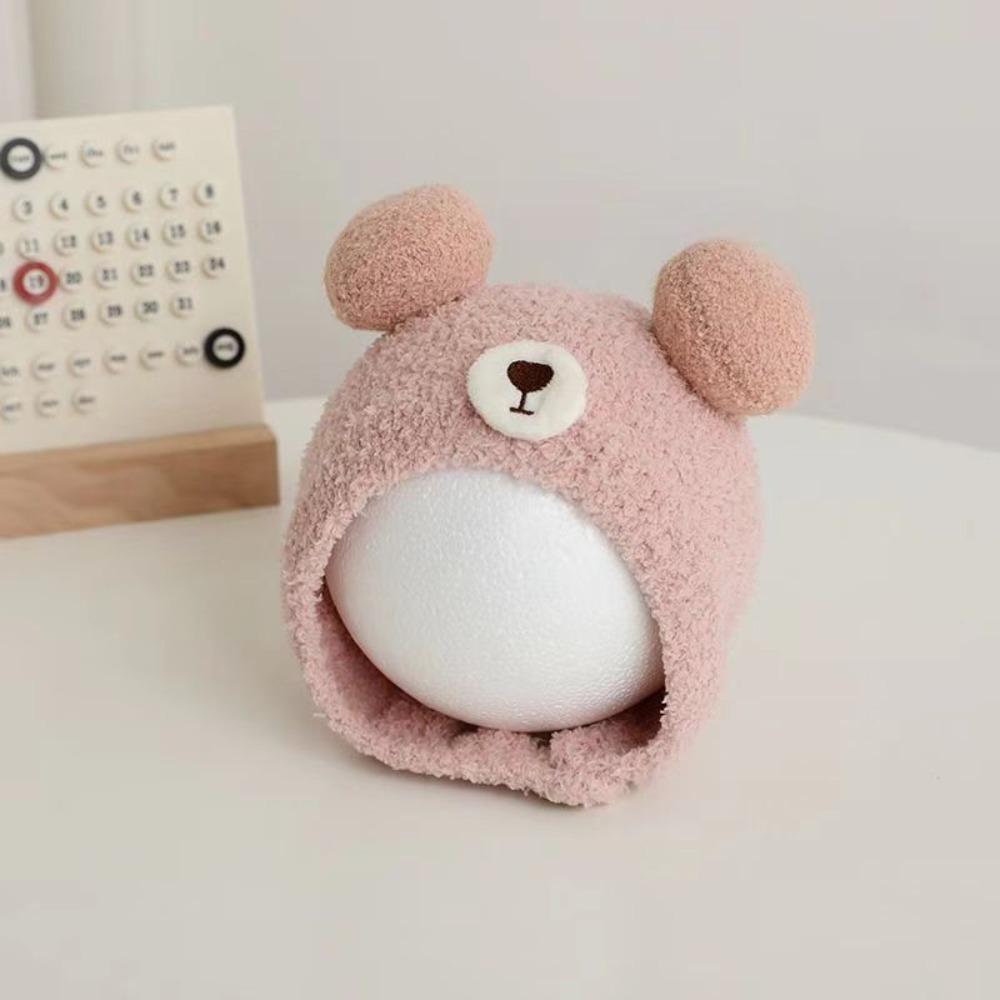 Cute Bear Warmer Plush Pullover Hat New Bonnet Caps  Outdoor