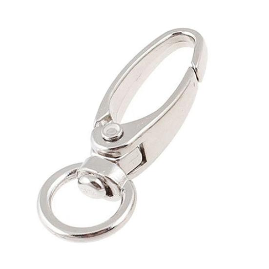 9 stk Silver Tone D Swivel Trigger Kroker Sink Legering Nøkkelring Hummer låser