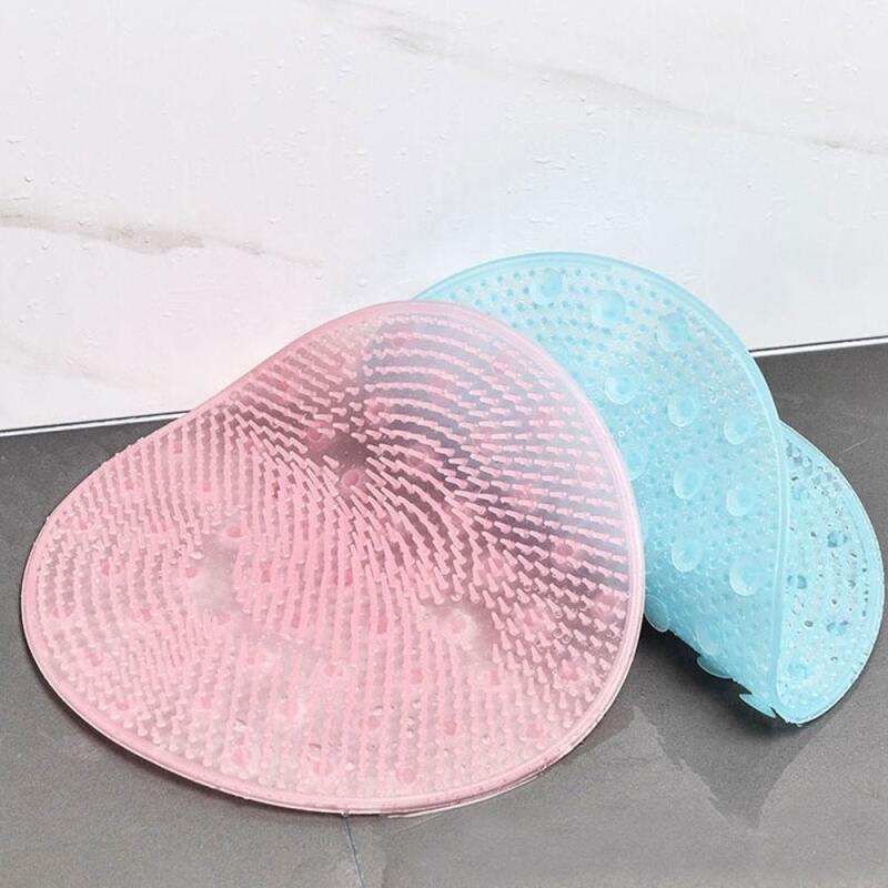 

Suction-type foot brush, back-pushing circular foot wash footrest WCDEBF4 Blue