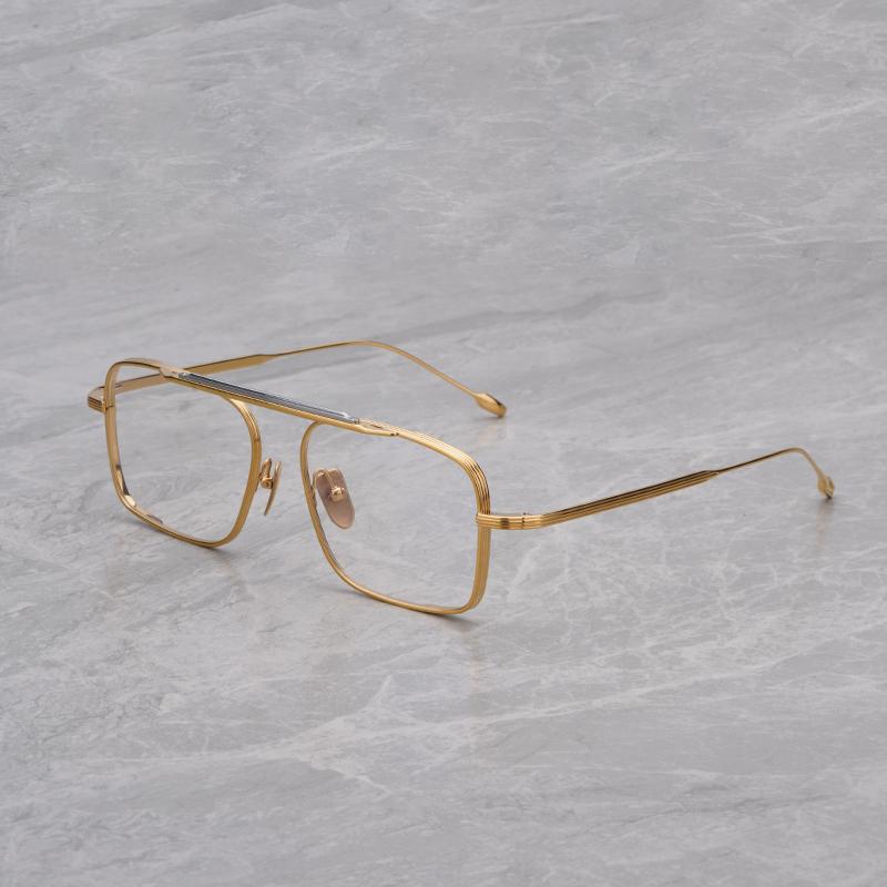 

Высокое качество Жак Ретро Винтаж Многоугольник Квадратная оправа Мужчины Marie Эстетические Отличительные Женские очки SCARPA