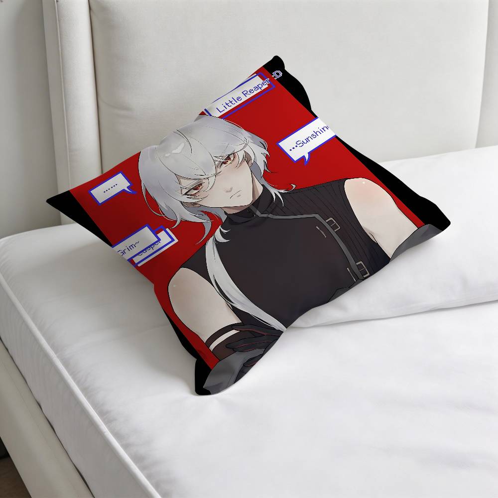 A DDate with DDeath Grim Printed Pillowcase Soft Polyester Pillow Cover Home Bedding Decor Print Gift No Pillow Core