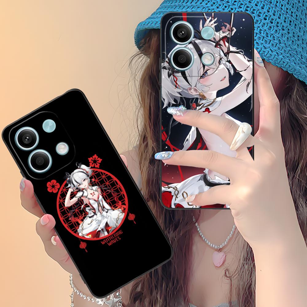 Wuthering Waves Camellya Phone Case for Xiaomi Redmi 15 14 13 12 A5 3 2 1 C Plus 4G 5G Colorful Printing Cover Luxury Smartphone