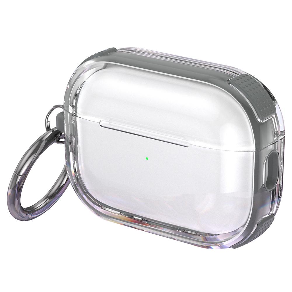 Apple AirPods Pro tokhoz karabinerrel, kontrasztos színű TPU fülhallgató védőtok