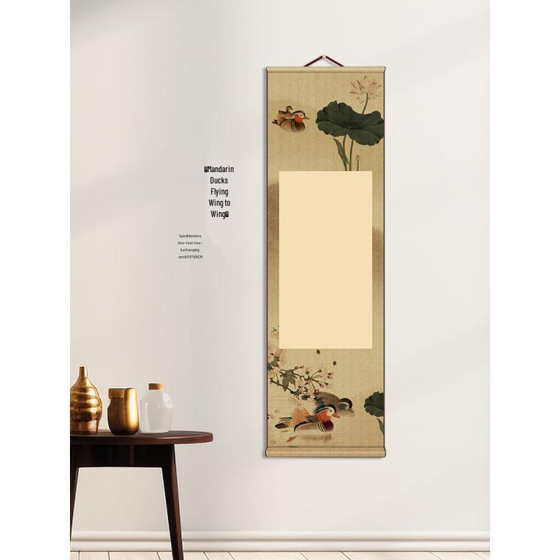 Blank Xuan Paper Scroll for Calligraphy and Painting - Zen Thousand Miles Hanging