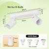 ספוט תקרה עם נורה ניתנת להחלפה מינימליזם ביתי נורות תקרה LED תאורה פנימית מנורת מסילה