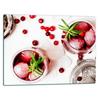 GLASS CUTTING BOARD 52x40 DRINK