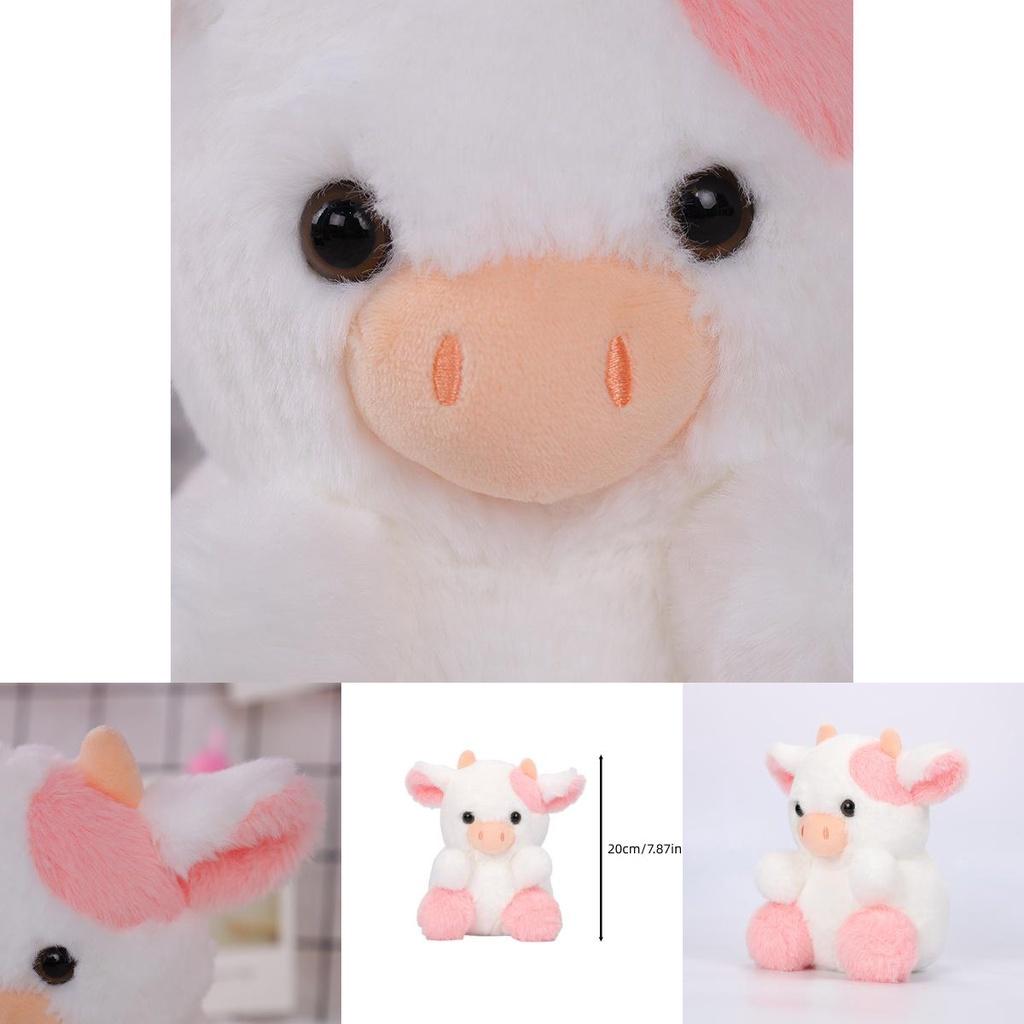 Pelúcia Vaca Morango Belle Presente Perfeito Para Amantes de Vacas!