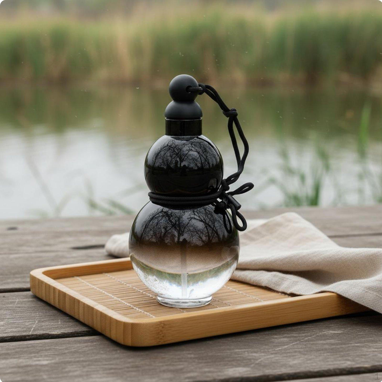 Gourd Shaped Water Bottle Vintage Design Portable Drink Container Leakproof Chinese