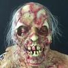 Bloederig en griezelig Halloween volwassen zombie masker voor een eng volledig gezichtseffect