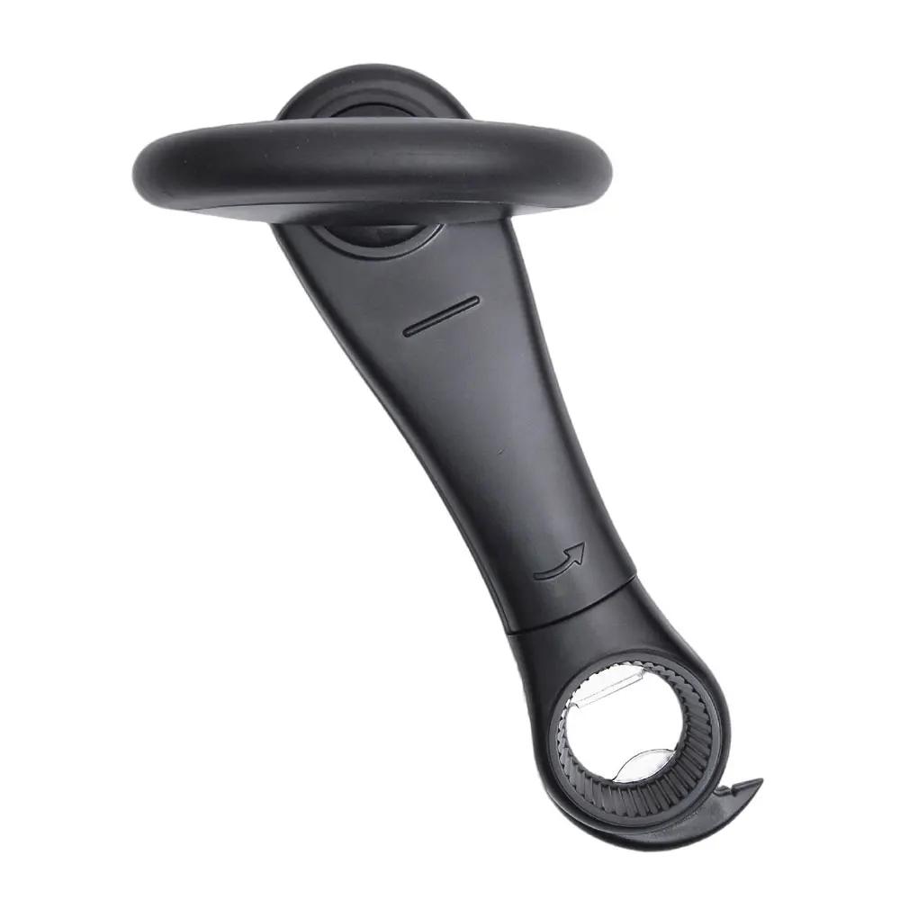 Stainless Steel Multi Function Can and Bottle Opener Easy Grip Manual Jar Opener for Kitchen Durable Safe Tool