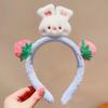 Children's Plush Hairband for Autumn/Winter - Anti-Slip Headband and Hair Clip for Little Girls and Women, Ideal for Washing Face and Daily Use