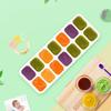 Ice Mold Cube Maker DIY Tray Kitchen Gadget Silicone Smooth Surface Household Accessories Washable Cream Makers