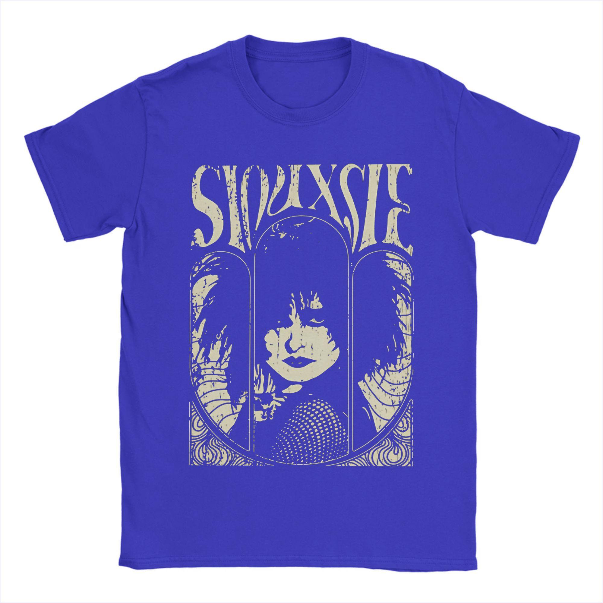

Siouxsie and the Banshees Футболка Літня Бавовняна Футболка Для Дорослих Трендова З Кастомним Логотипом Футболка З Коротким Рукавом Y2K Веселий Одяг M
