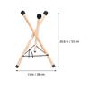 LIFKOME Tongue Drum Tongue Drum Wood Tongue Drum Drumstick Kick Wood Snare Drum Handpan Bracket Stand, Floor, Holder, Holder, Float, Display, Stand,
