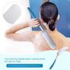 Durable Non-Slip Handle Back Shower Brush Curved Design Ergonomic Long Curved Shower Brush Exfoliating Plastic Bath Brush Bath