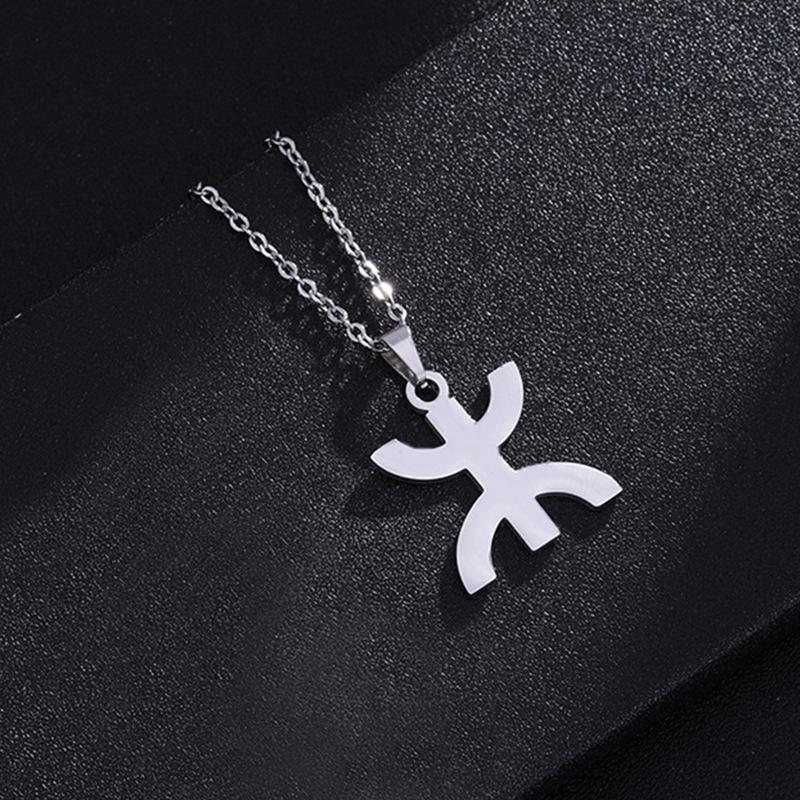Yiluocd Vintage Africa Berbers Symbol Necklaces For Women Kabyle Berber Jewelry Amazigh Letter Ethnic Powerful Amulet