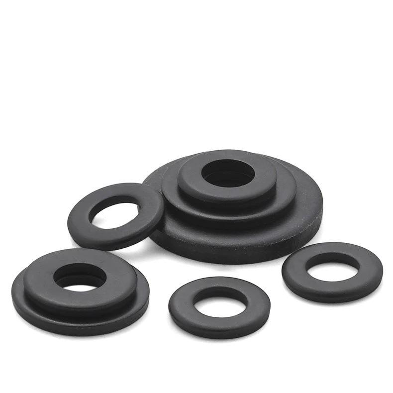 Shuntian High Strength Black Flat Washer: Grade 4.8 & 12.9 for M3 to M12 Screws