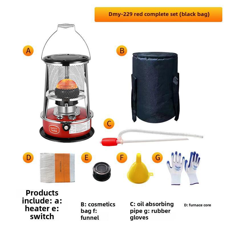 Portable Kerosene Heater Stove for Outdoor Activities Like Ice Fishing, Camping, and Household Heating.