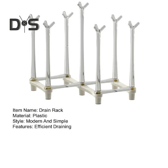 Výsuvný držák na poháry Plastový protiskluzový spodní stojánek na hrnek na vypouštění sklenic a sportovních lahví 7 držáků sedadel Skládací design Prostorově úsporný