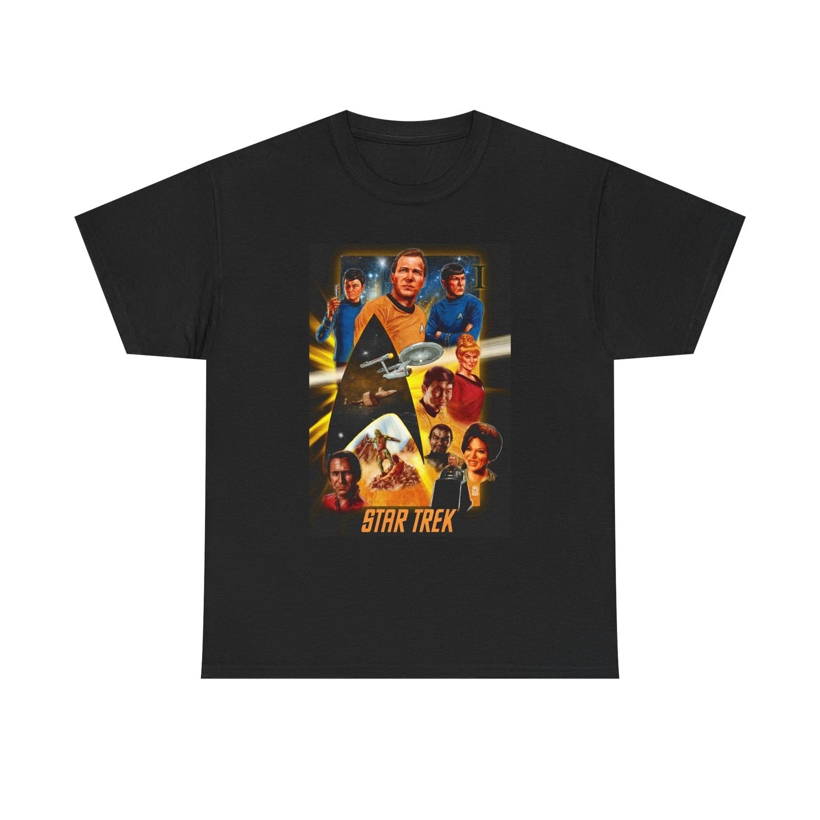 Men s and Women s T-shirts Startrek Vintage Poster M