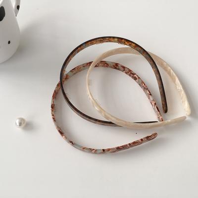 Neuer Acetatplatten-Kopfschmuck Temperament Einfache Haaraccessoires Mädchen Stirnband Schildpatt Klein Frisch Weiblich Stirnband Erwachsene