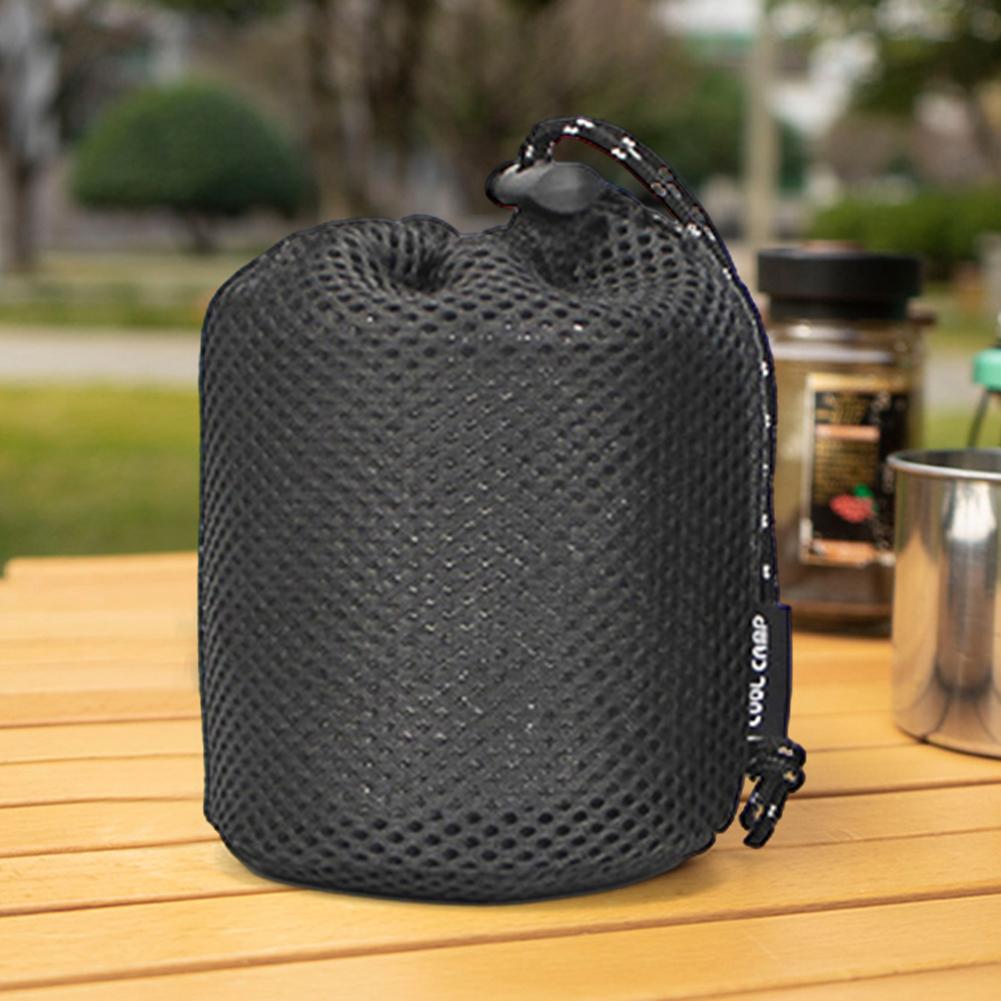 Campingkök Spis Servis Skyddspåse Bärbar Bestickhållare Skål Tallrik Gryta Organizer för Vandring Resor Grill