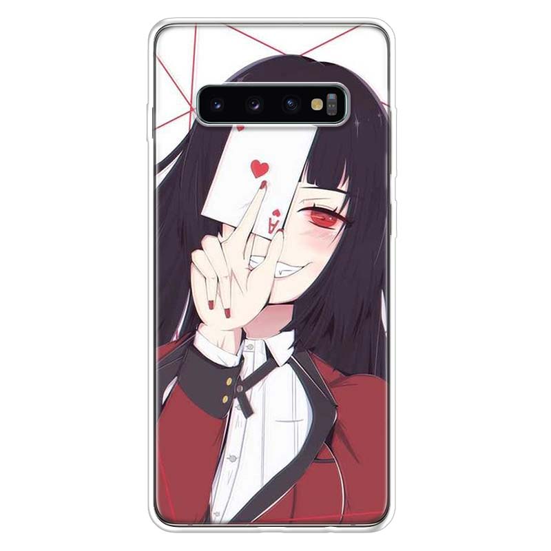 Anime Kakegurui Phone Case For Samsung Galaxy S26 S25 Edge S24 S23 Ultra S22 Plus S21 S20 FE Soft TPU Back Cover Funda Galaxy S2