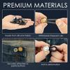 30Pcs Waist Button Extender Adjustable Stretchy Waist Extender No Sewing Instant Waistband Extension for Jeans Dress Pants Skirt