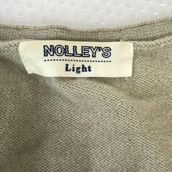 NOLLEY'S 100% Cashmere Long Sleeve Cardigan/Women's Size 38/Beige/