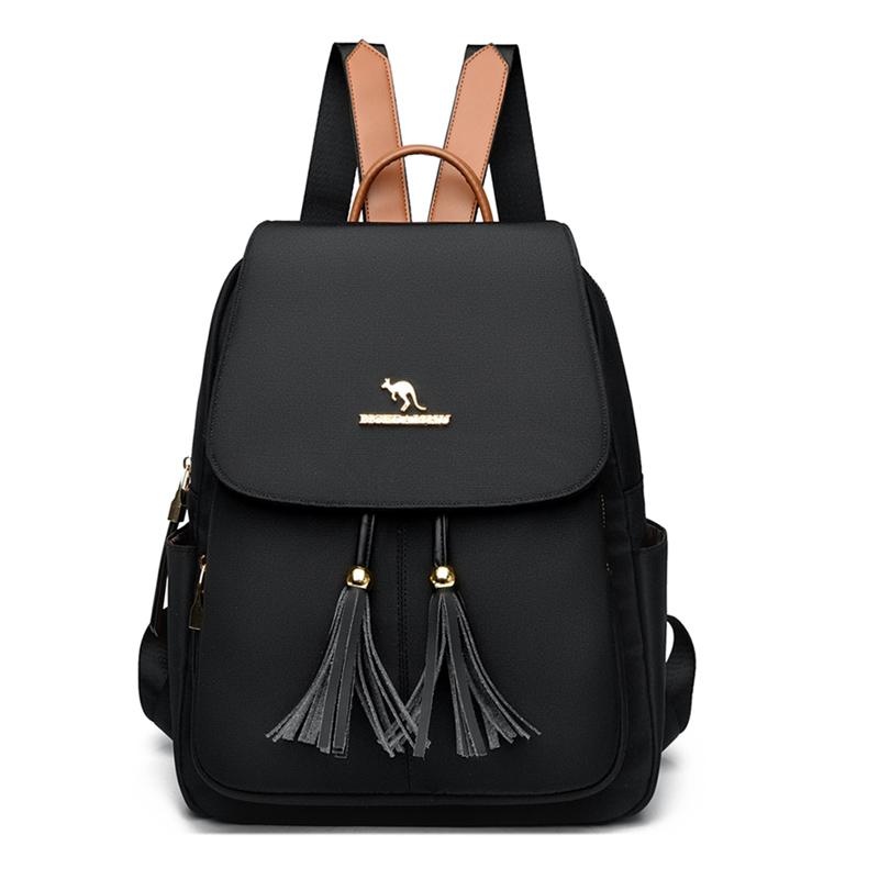 

Новые однотонные женские рюкзаки из ткани Оксфорд, простые однотонные рюкзаки для отдыха и поездок на работу, большой вместимости, школьные сумки для студентов