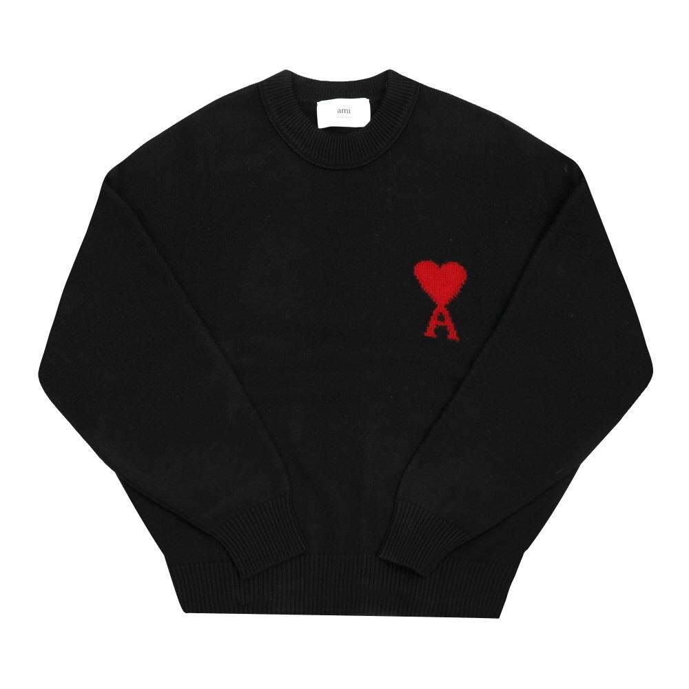 Trendmecca Watches Men's Ami Big Heart Logo Intarsia Knit Uks838 018 009 Cm