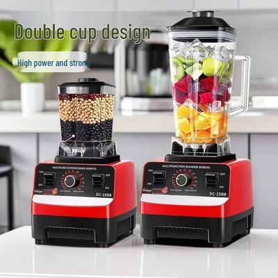 Přeshraniční vysokootáčkový mixér: Dvouhrnkový multifunkční výrobník smoothie a vysoce výkonný elektrický odšťavňovač