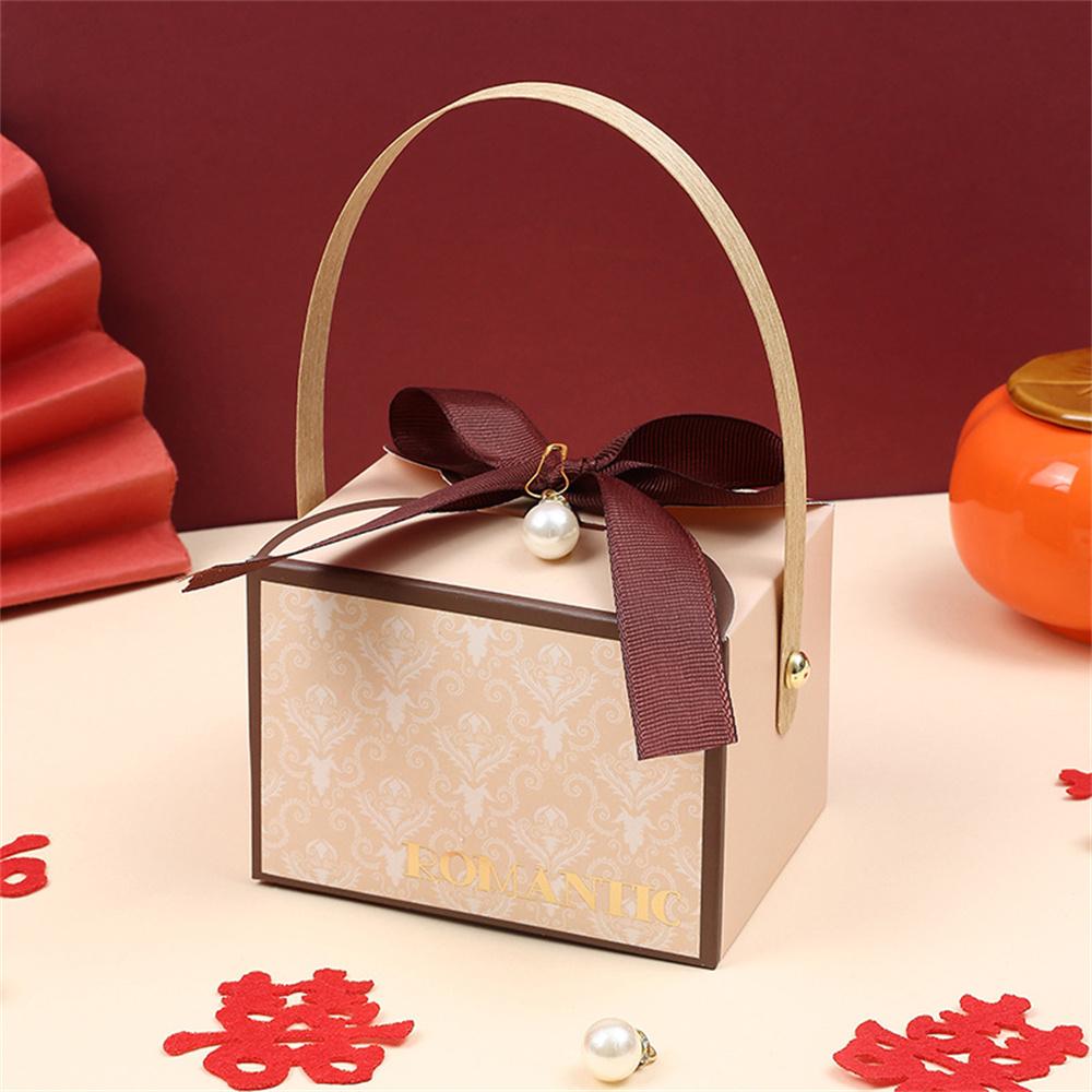 New Candy Box Champagne Gift Bags Birthday Baby Shower Favors Handheld Chocolate Gift Packing Box Decoration for Guests