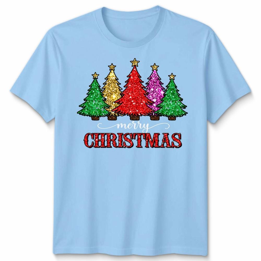 Christmas Trees Holiday Unisexs TShirt Unisexs Tee Merry Christmas S