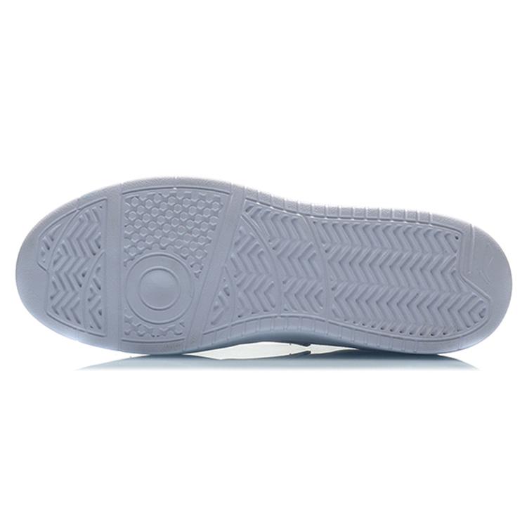 Li Ning Synthetic Leather Slip Resistant, Abrasion Resistant, Lightweight Low top Skateboard Shoes Men's White AGCQ251-1