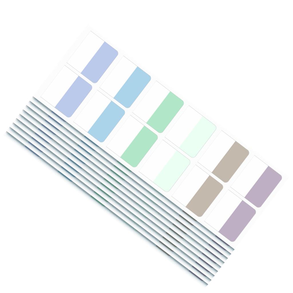 10 Pcs Sticky Notes Page Markers Practical Reading Tabs Self-adhesive Sticky Index Tabs for Books Bookmarks Binders