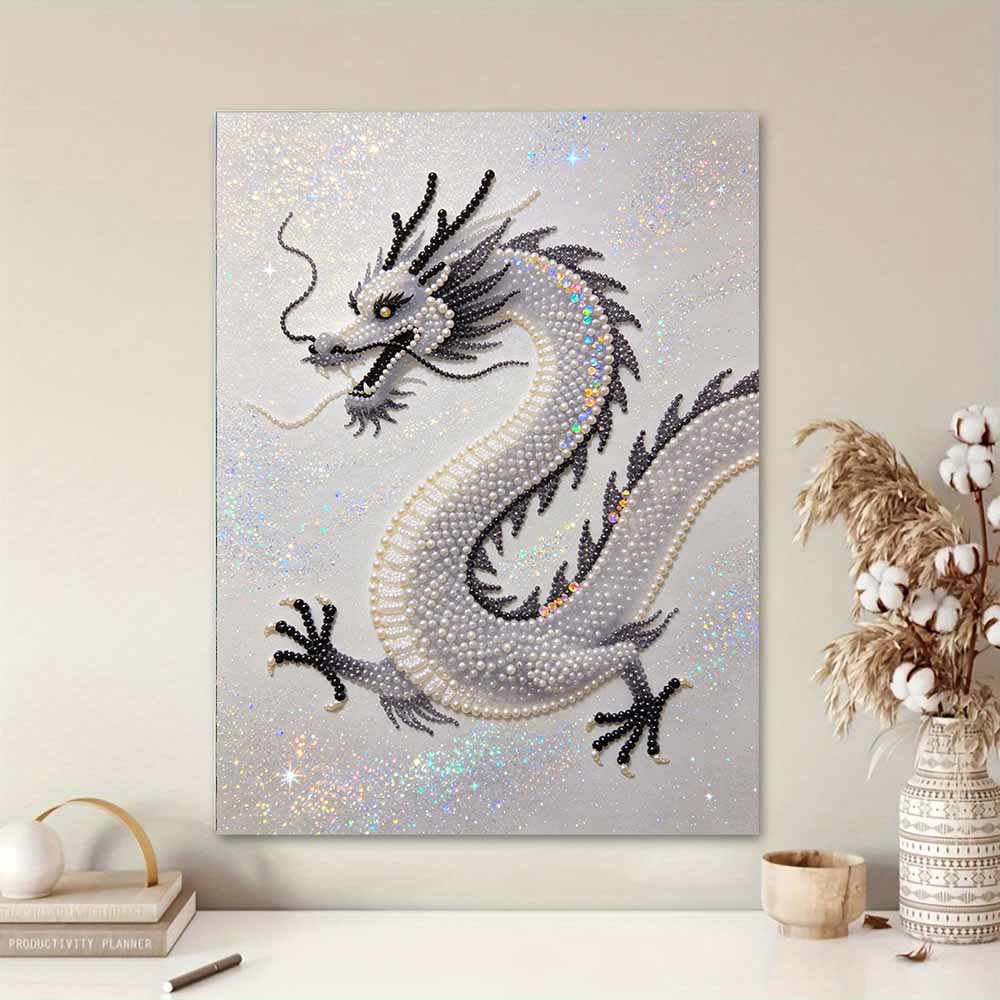 Majestic Dragon Pearl Kit 5D DIY Rhinestone Art Craft for Home Desktop Decoration Relaxing Handmade Gift