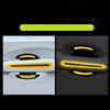 8PCS New Carbon Fiber Car Door Bowl Handle Reflective Paint Anti-collision sticker General-Purpose 3D Carbon Fiber Car Sticker