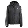 Womens/Ladies Essential 3 Stripes Hooded Jacket