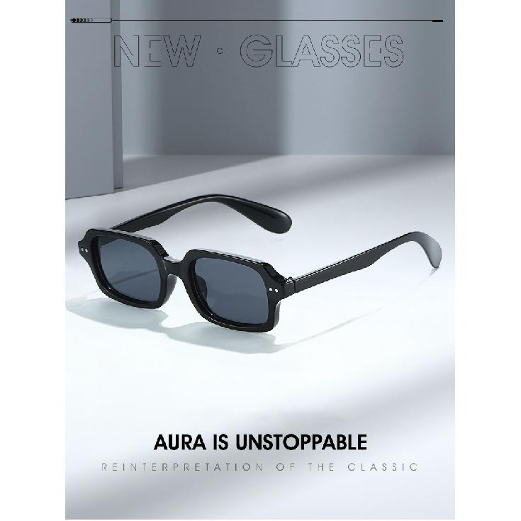 Summer Square-frame UV400 Sunglasses, Perfect for Travel Outfits, Lightweight Eyewear for Both Men and Women