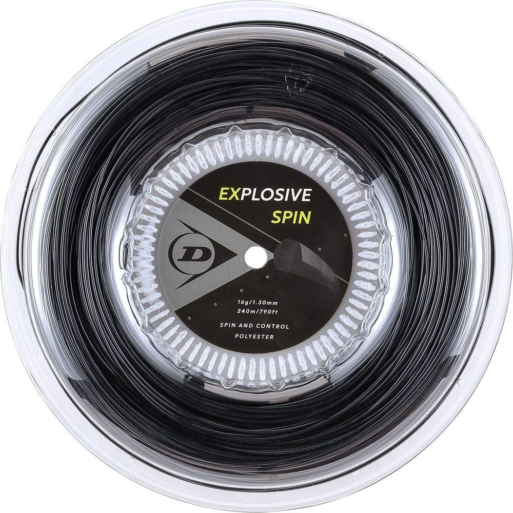 

DUNLOP Tennis Hard Tennis Explosive Spin Roll Type 240m Black DST12001 1.25mm