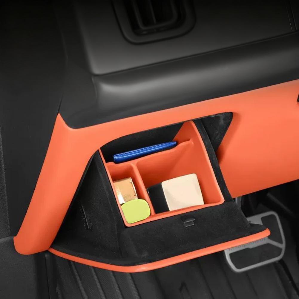 Under Cab Storage Box For LIxiang L6 L7 L8 L9 Driver's Seat Silicone Storage Box Auto Interior Storage Box I4H1