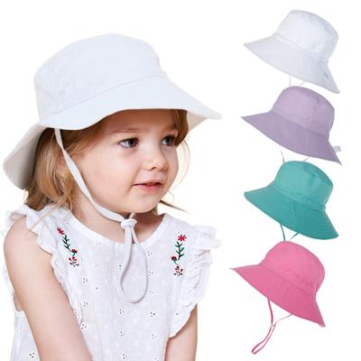 Chapeau d'été pour bébé, pare-soleil pour enfants, casquette seau Anti-ultraviolet, pour garçons et filles