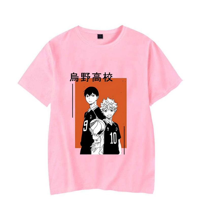 Hot Hinata Shoyo Tobio Kageyama Print Short Sleeve T Shirts Women Men Casual Shirts Summer Crew Neck Anime T-shirts